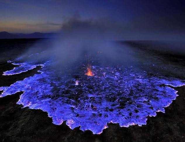 Blue Lava: Fire That Flows Cold